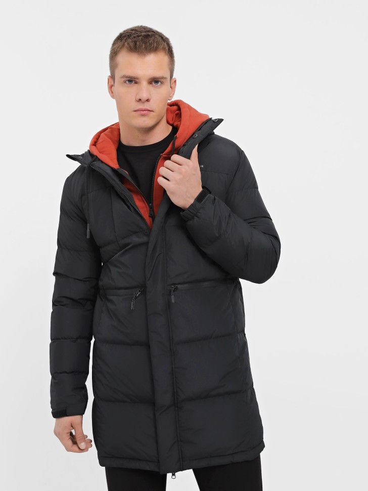 Куртки пуховая мужская Radder Virrat черная 122402-010 изображение 2