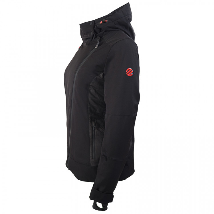 Куртка гірськолижна жіноча WHS чорна 578038 B01 изображение 3