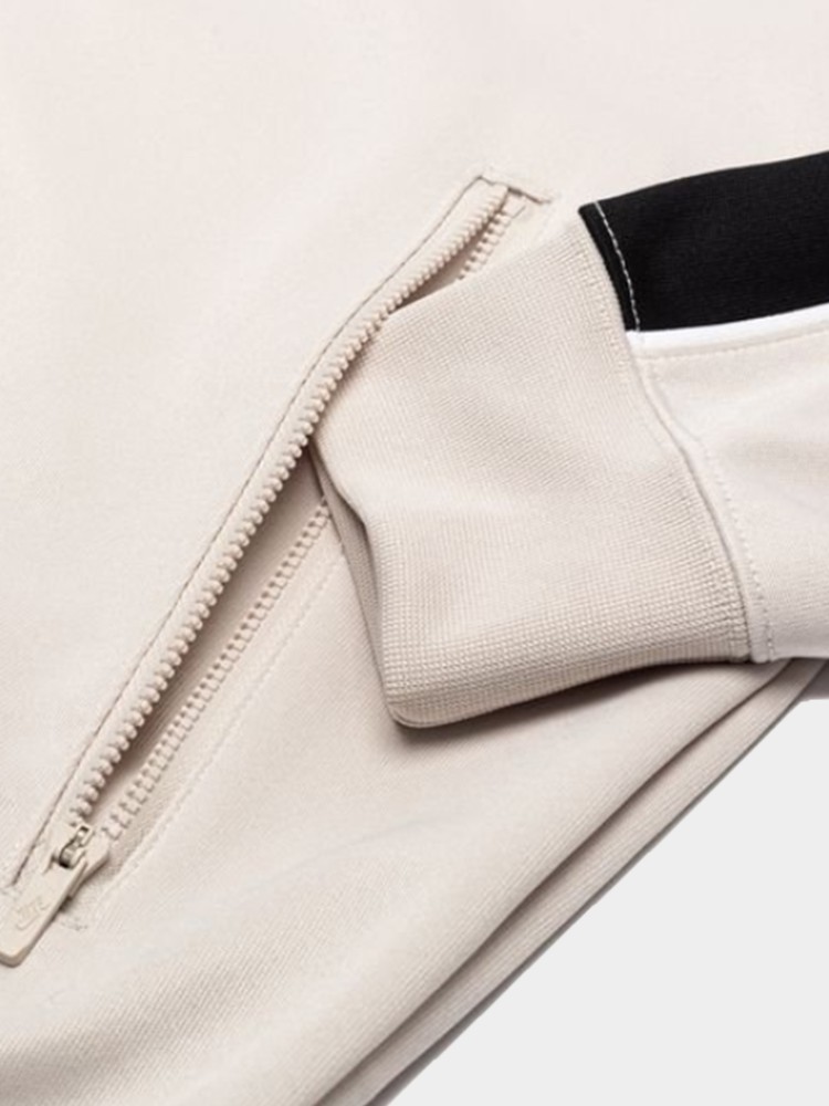 Толстовка мужская Nike M NSW SP PK TRACKTOP бежевая FN0257-104 изображение 8