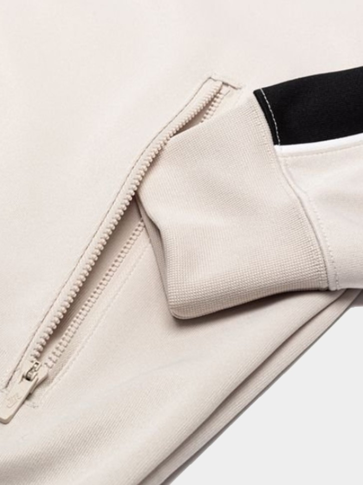 Толстовка мужская Nike M NSW SP PK TRACKTOP бежевая FN0257-104 изображение 8