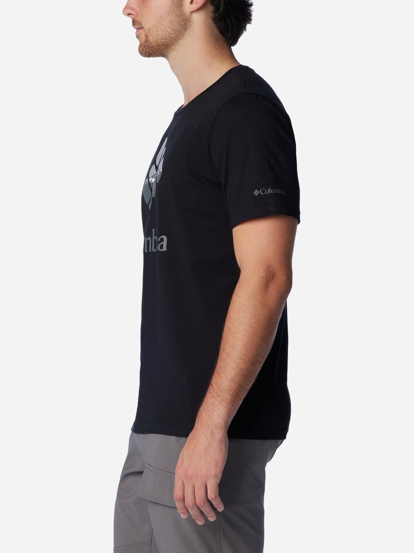 Футболка чоловіча Columbia Rapid Ridge™ Graphic Tee чорна 1888811-006 — фото 3