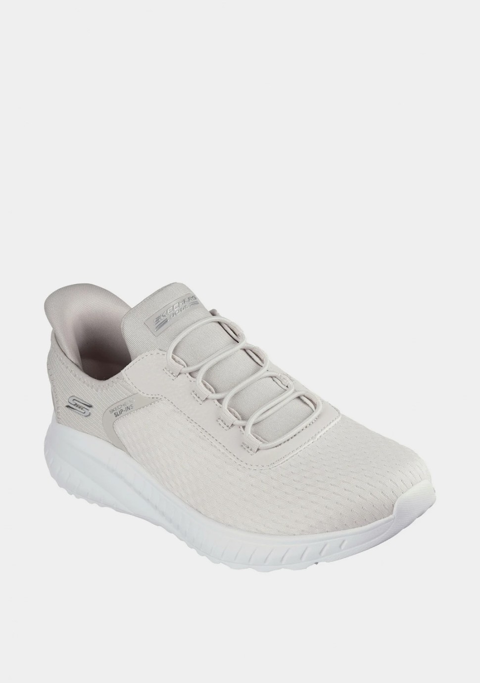 Кросівки жіночі Skechers BOBS SQUAD CHAOS бежеві 117504 OFWT  — фото 4