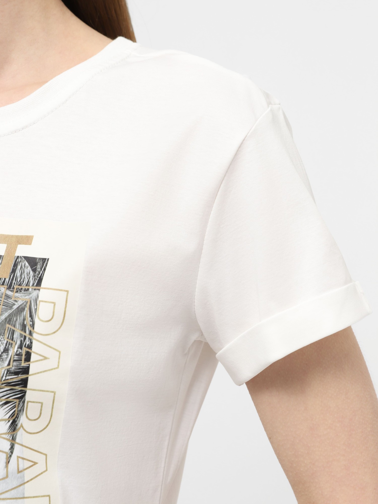 Футболка женская Evoids Clarete молочная 552446-121 изображение 6