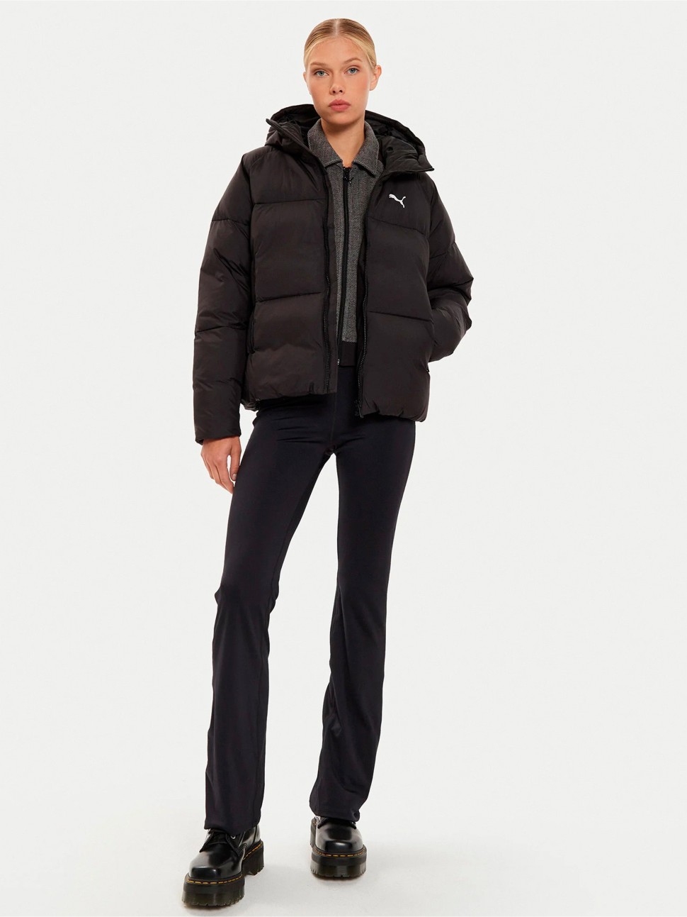 Куртка жіноча Puma Poly Puffer Jacket чорна 62648901 — фото 4