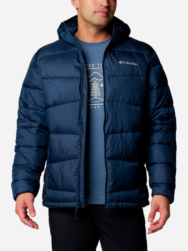 Куртка чоловіча Columbia Fivemile Butte™ II Hooded Jacket темно-синя 2086911-464 изображение 4