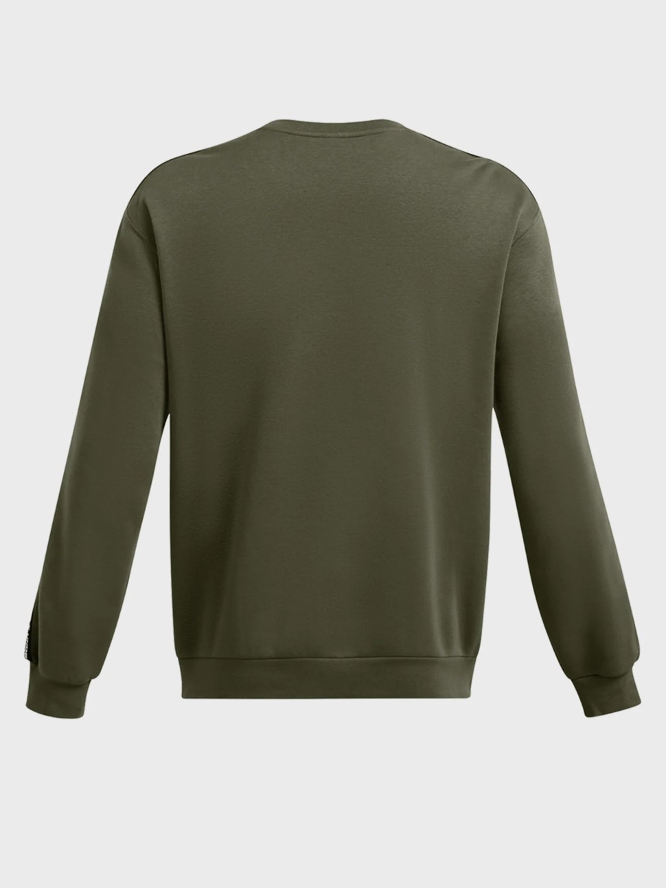 Толстовка чоловіча Under Armour UA Icon Fleece Crew Taping оливкова 1389357-390 — фото 7