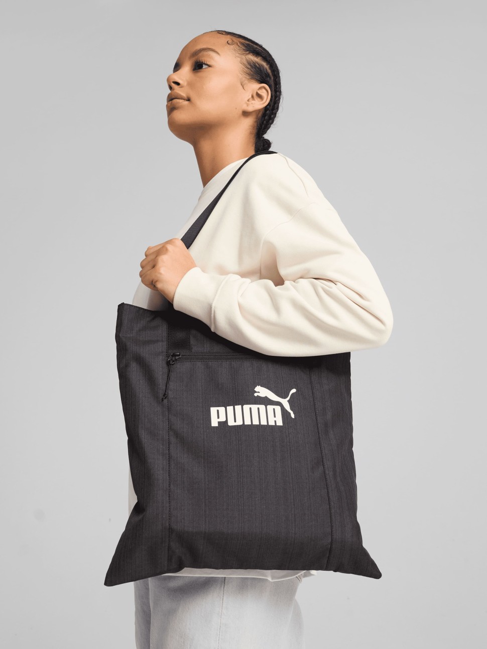 Сумка жіноча Puma BASE Tote чорна 09134301 — фото 5