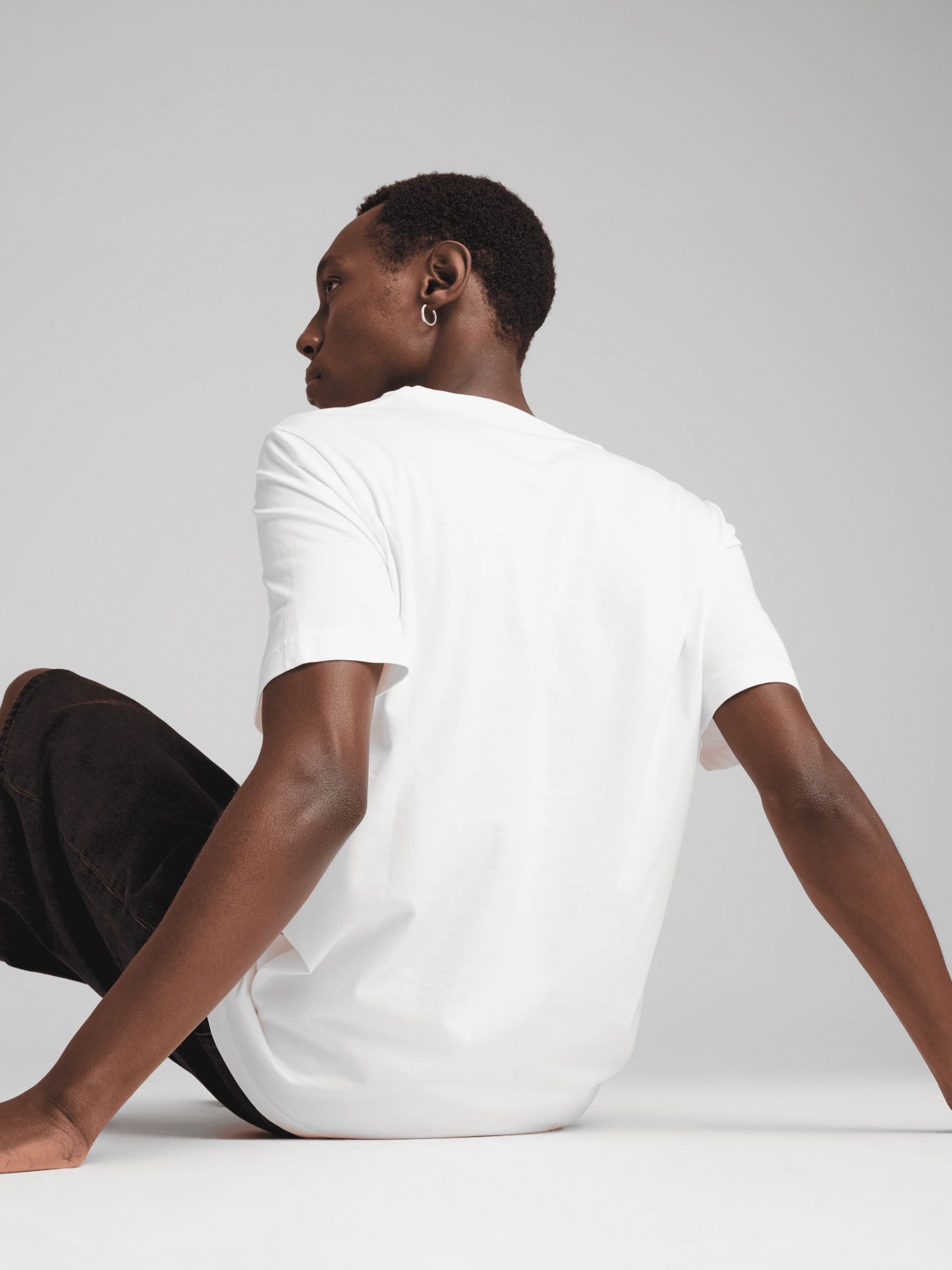 Футболка мужская Puma GRAPHICS Puma Wording Tee белая 68482502 изображение 3