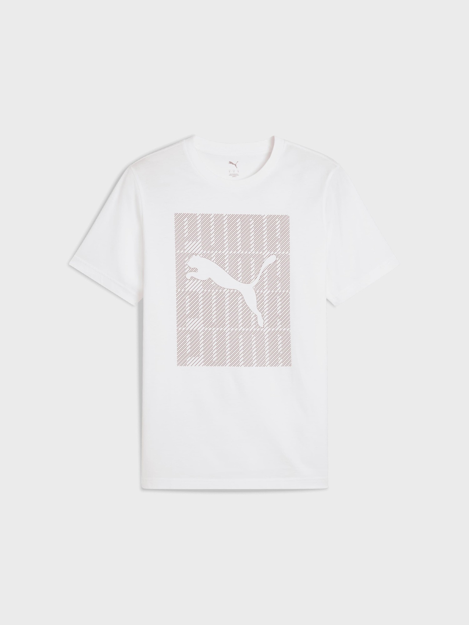 Футболка чоловіча Puma GRAPHICS Puma Wording Tee біла 68482502 изображение 5