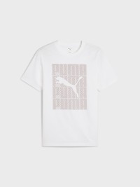 Футболка мужская Puma GRAPHICS Puma Wording Tee белая 68482502 изображение 5