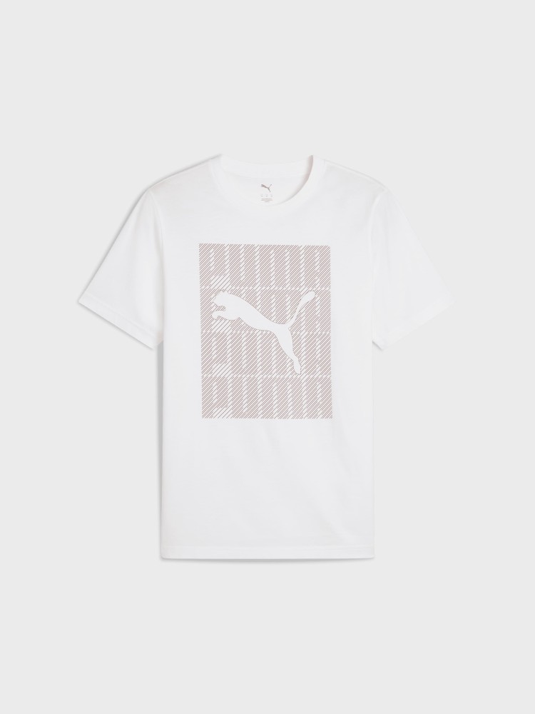Футболка мужская Puma GRAPHICS Puma Wording Tee белая 68482502 изображение 5