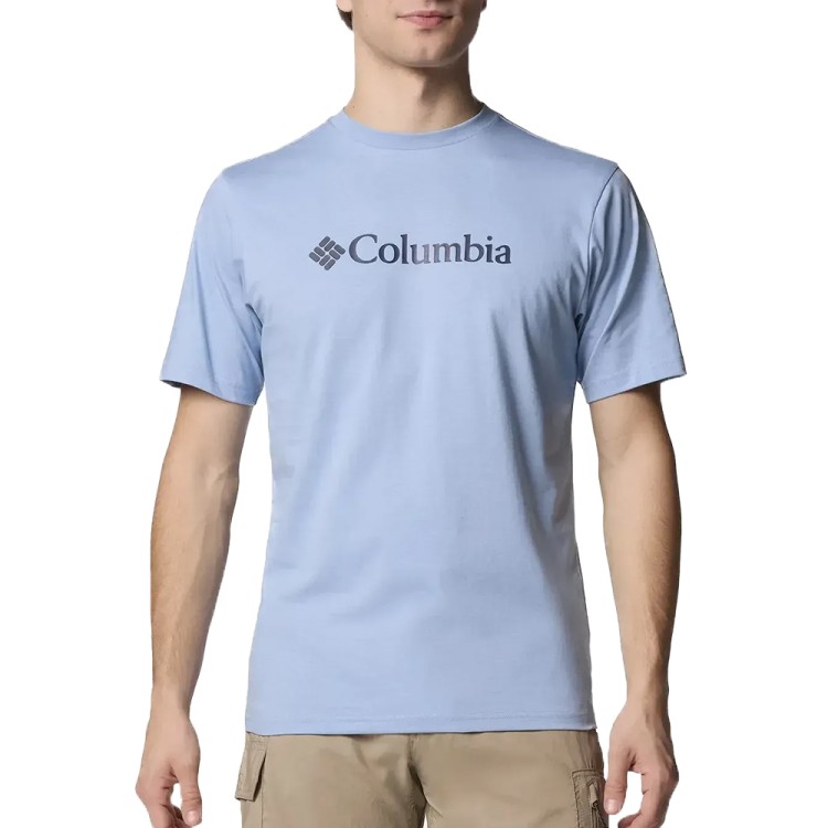 Футболка мужская Columbia CSC Basic Logo™ Short Sleeve голубая 1680051-431