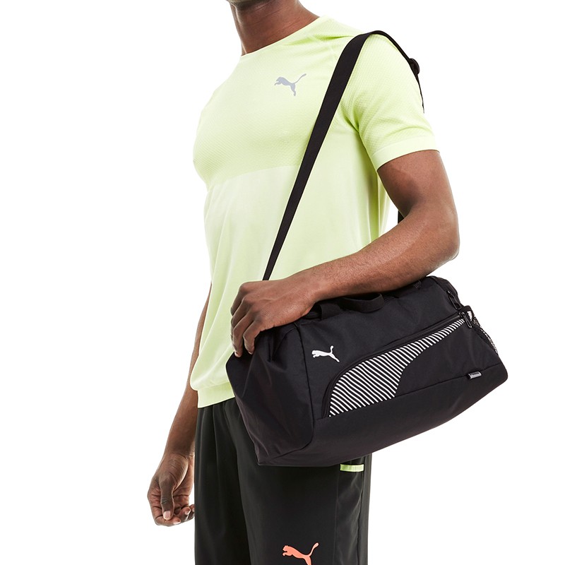 Сумка Puma Fundamentals Sports Bag Xs черная 07729101 — фото 5