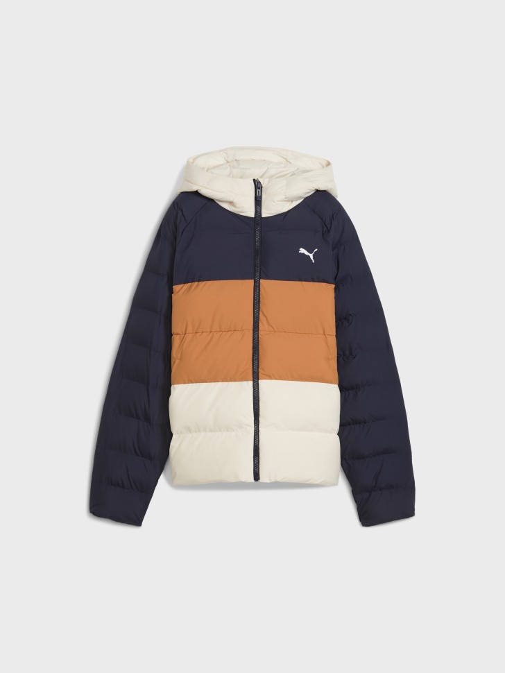 Куртка дитяча Puma Synthetic Hooded Puffer Jckt темно-синя 68840416 изображение 6