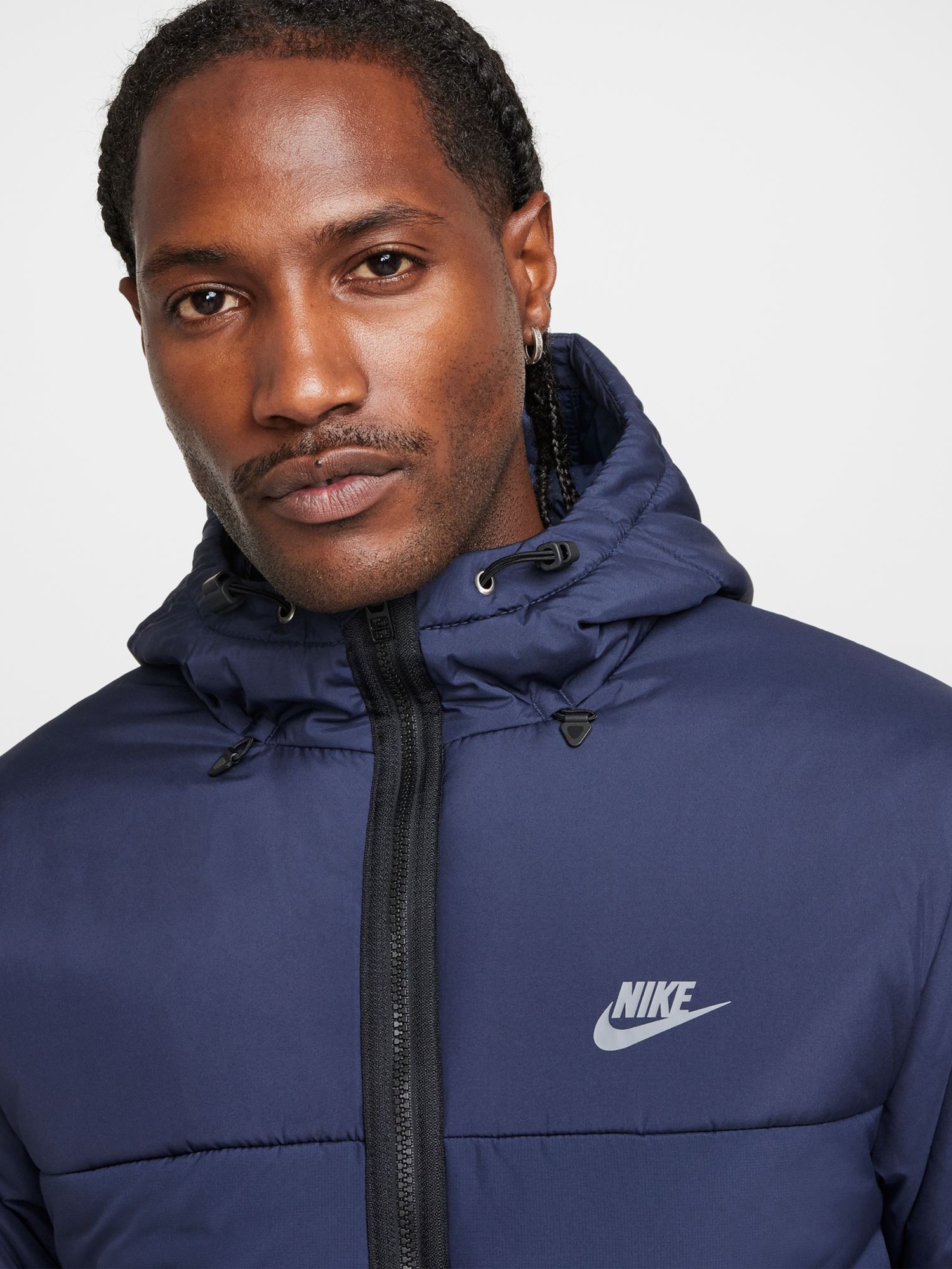 Куртка мужская Nike M NSW OW SYN FILL JKT темно-синяя HF6825-451 изображение 4