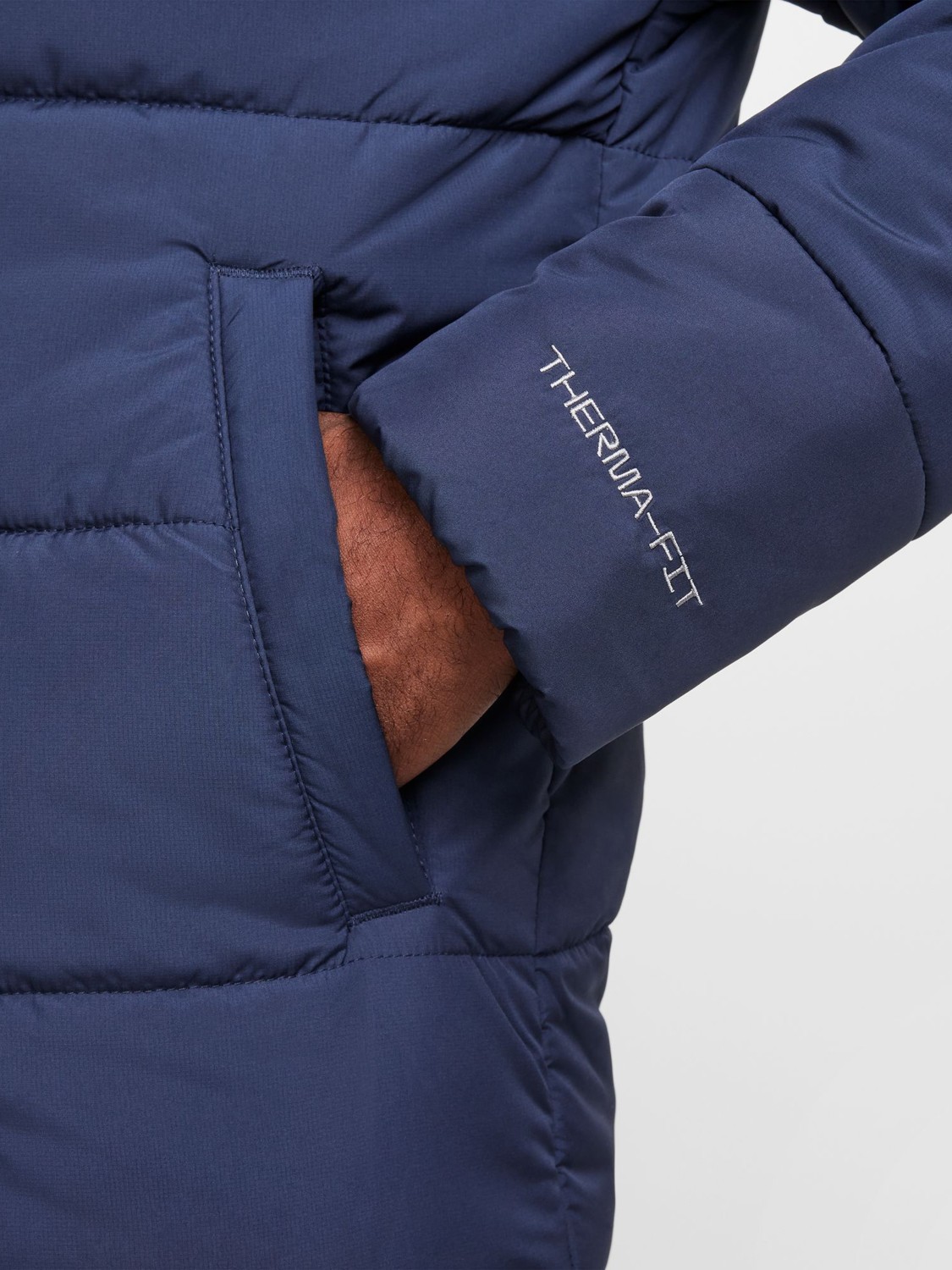 Куртка мужская Nike M NSW OW SYN FILL JKT темно-синяя HF6825-451 изображение 6