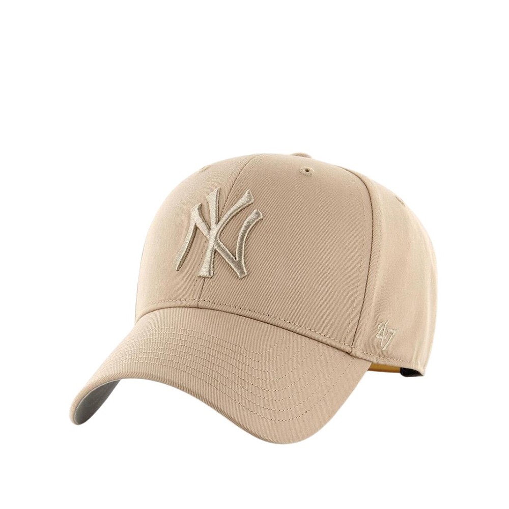 Бейсболка унисекс 47 Brand NEW YORK YANKEES RAISED BASIC бежевая RAC17CTP-KHA