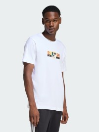 Футболка чоловіча Adidas M MOS STAMPS T біла KB2509 изображение 2