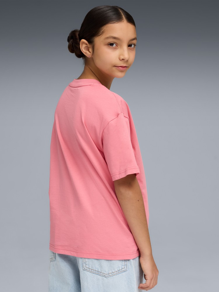 Футболка детская Puma ESS Boxy Tee G розовая 68513125 изображение 3