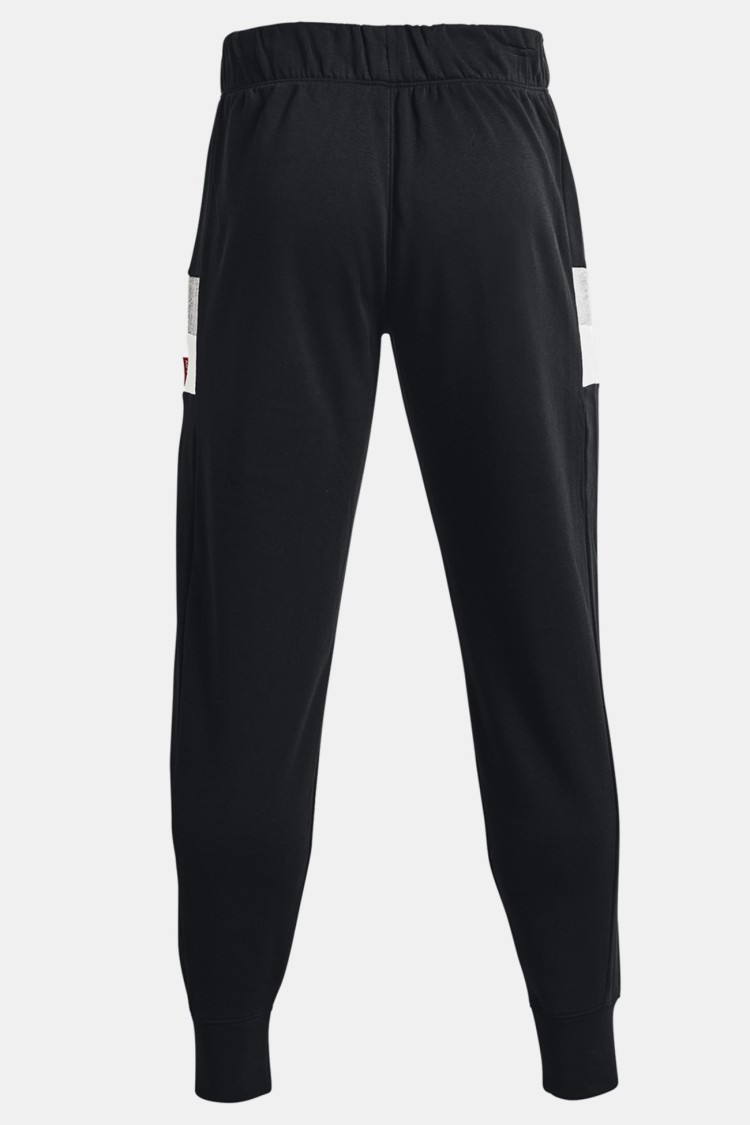 Чоловічі штани Under Armour Ua Baseline Fleece Jogger чорні 1366527-001 изображение 4