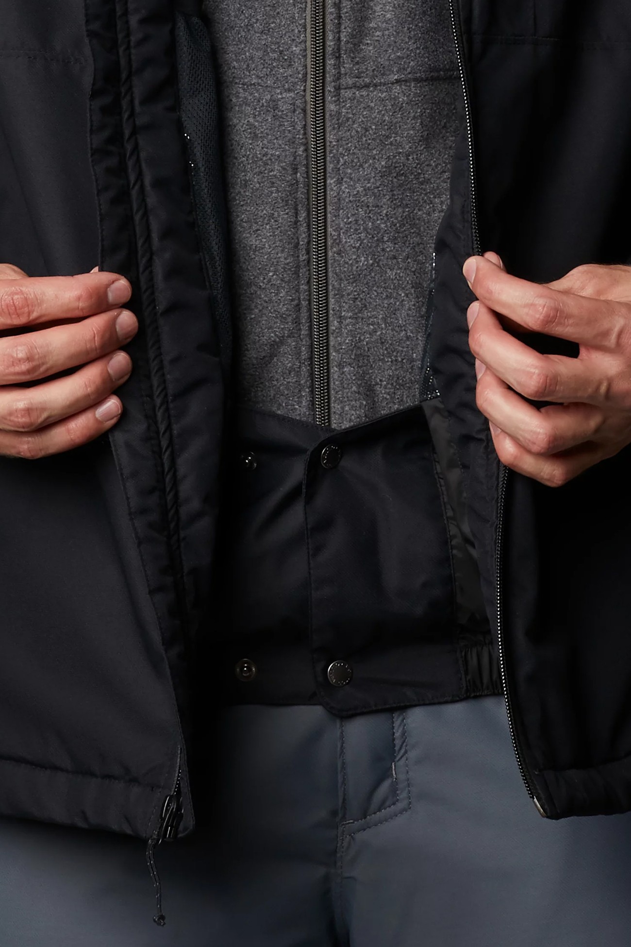 Куртка мужская горнолыжная Columbia TIMBERTURNER™ JACKET черная 1864281-013 изображение 5