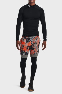 Футболка мужская Under Armour Ua Cg Armour Comp Mock черные 1366072-001 изображение 2