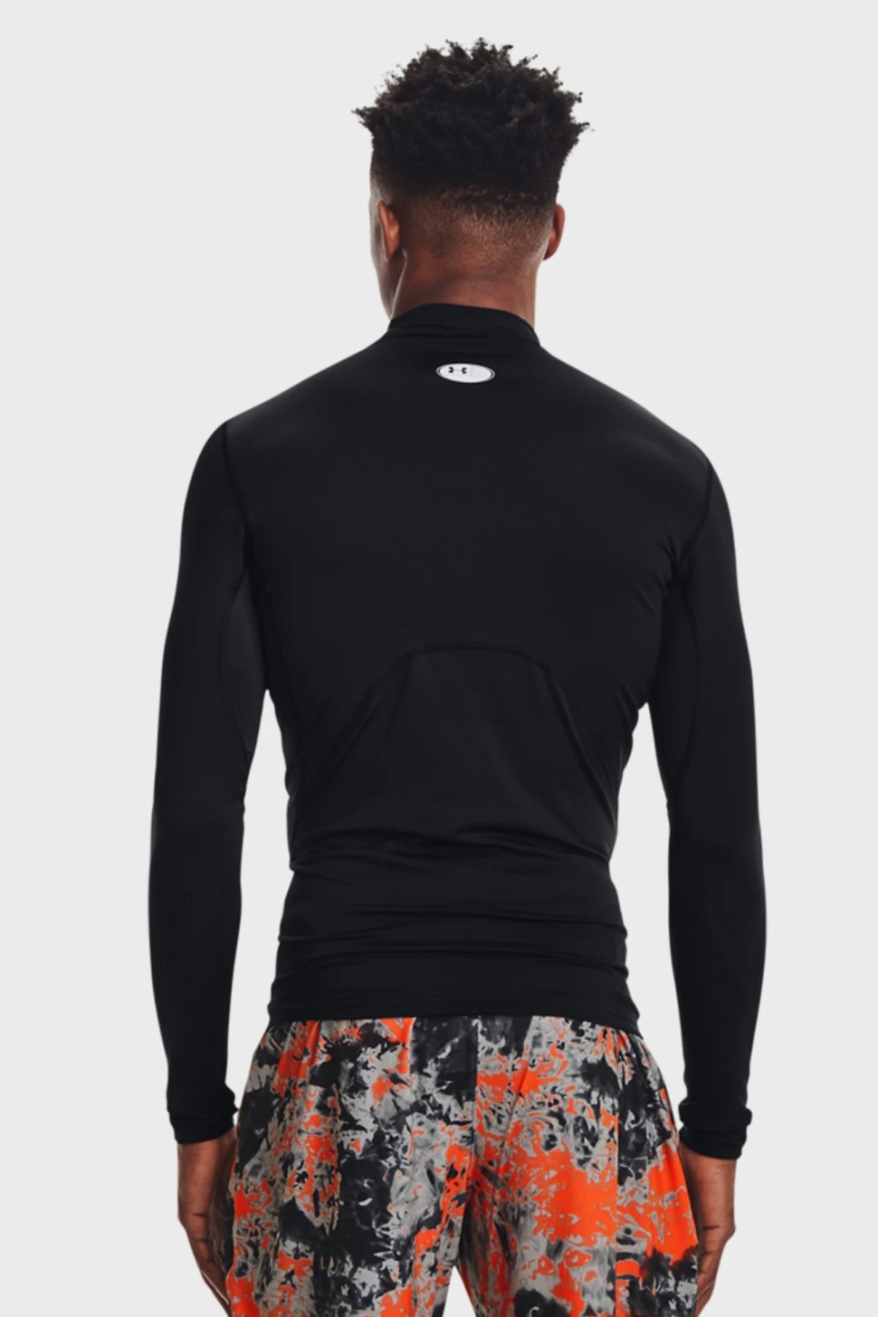 Футболка чоловіча Under Armour Ua Cg Armour Comp Mock чорні 1366072-001 — фото 3