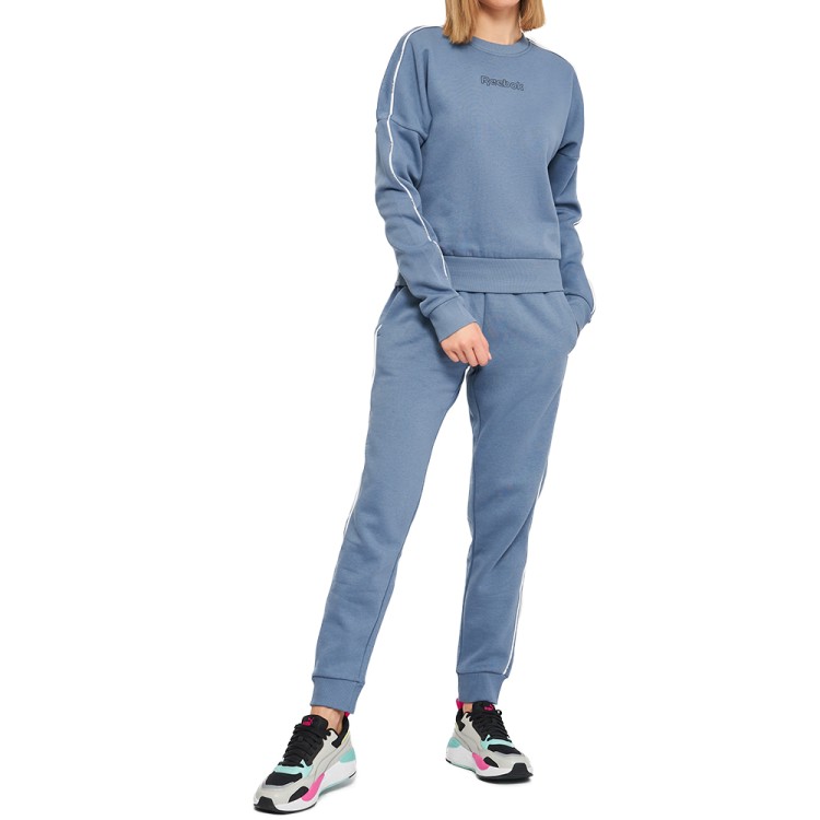 Костюм женский Reebok Te Piping Tracksuit синий GS9357 изображение 1