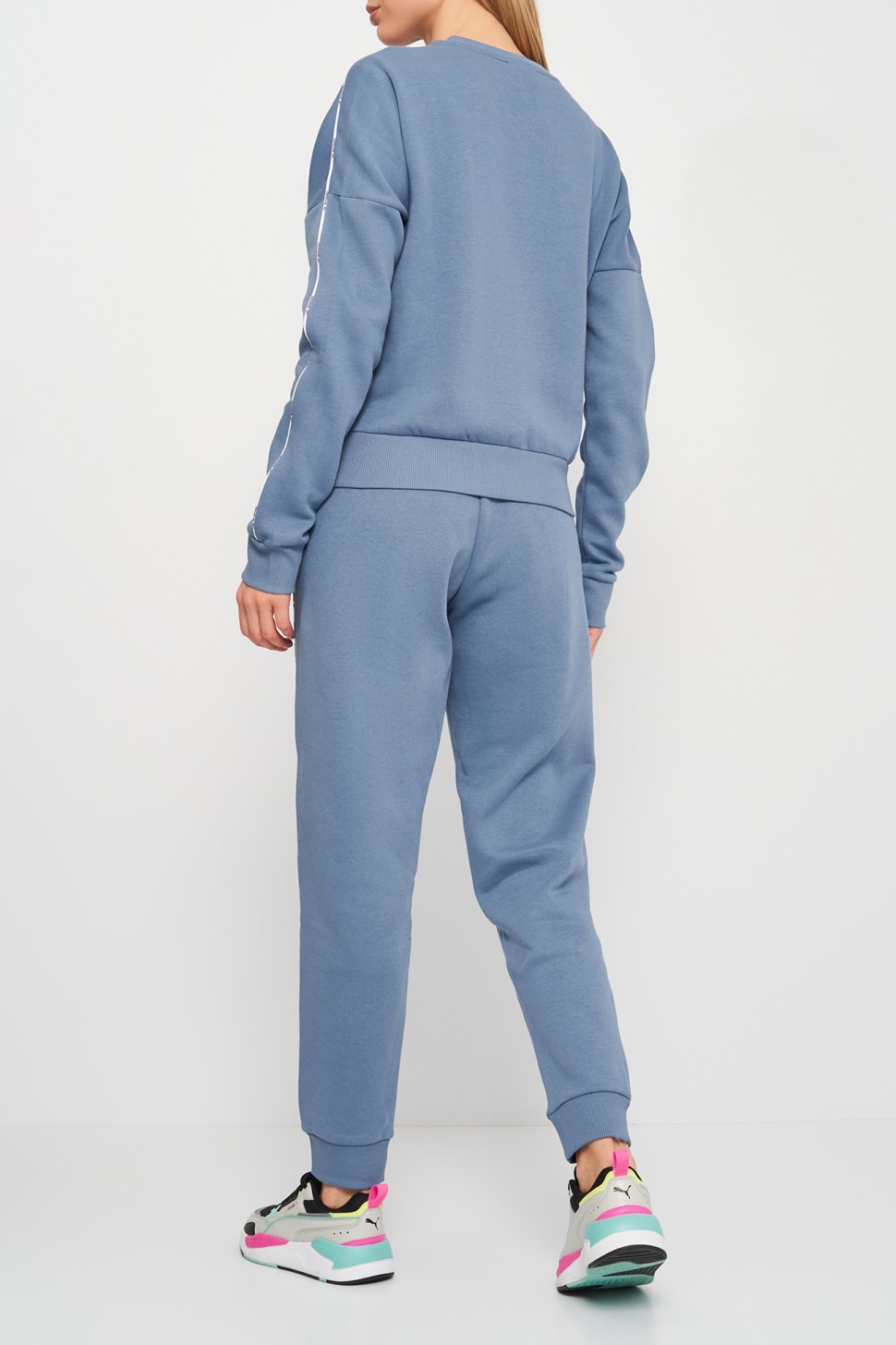Костюм жіночий Reebok Te Piping Tracksuit синій GS9357 — фото 2