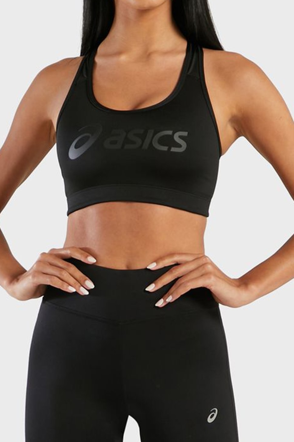 Бра жіночий Asics Asics Logo Bra чорний 2012B882-001  — фото 2