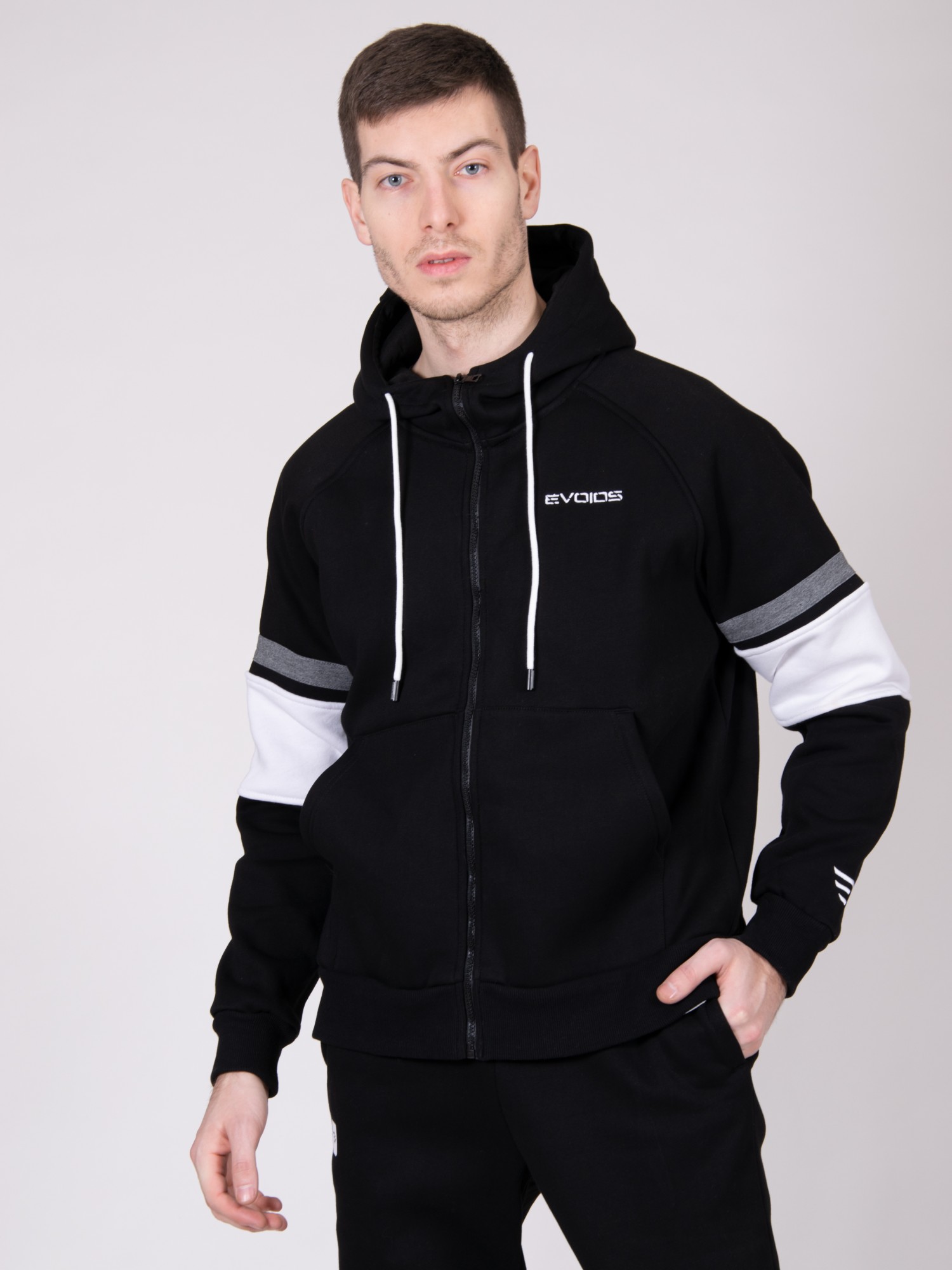 Толстовка мужская Evoids Bezas черная 552266-010 изображение 2
