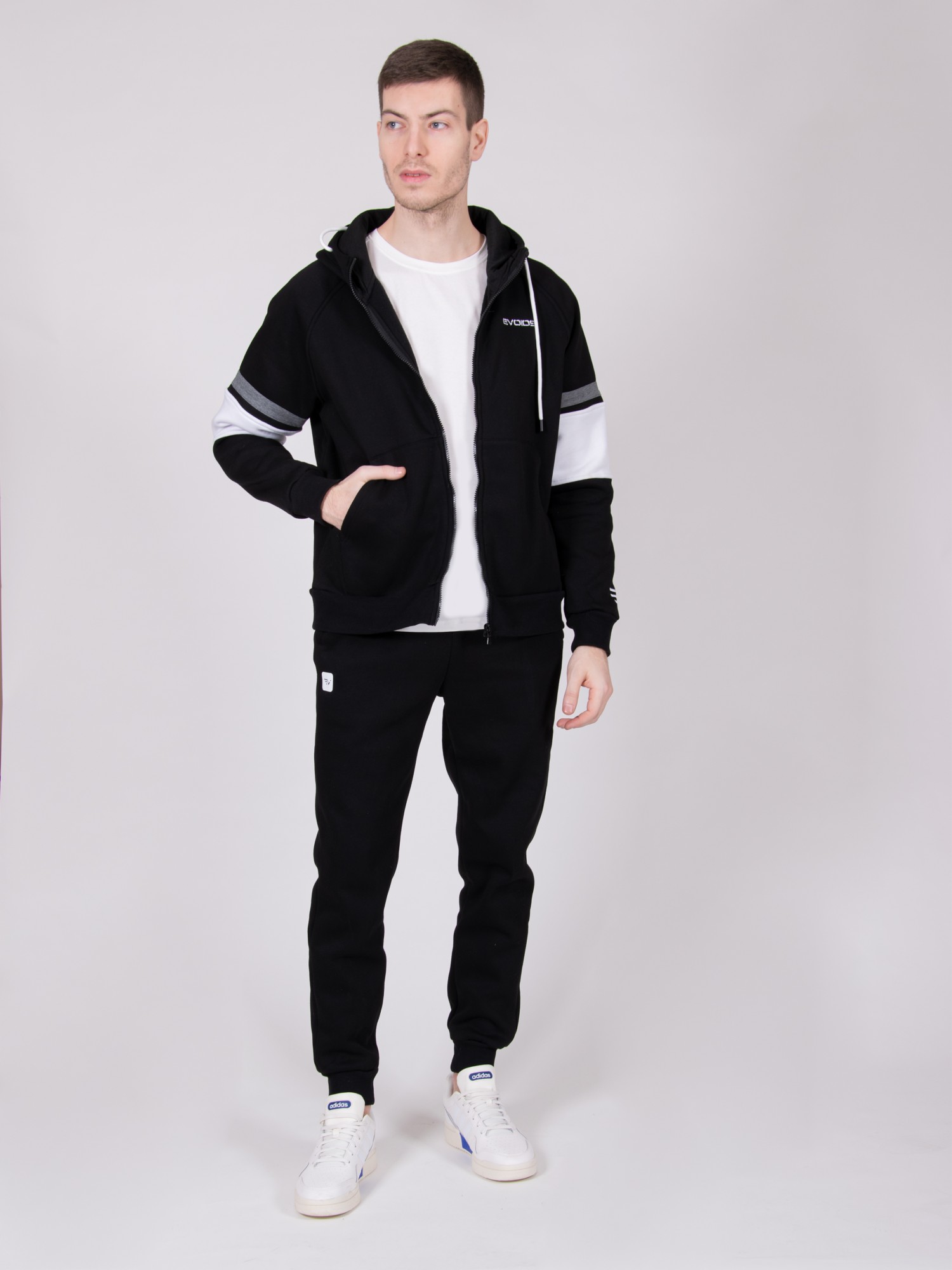 Толстовка мужская Evoids Bezas черная 552266-010 изображение 6