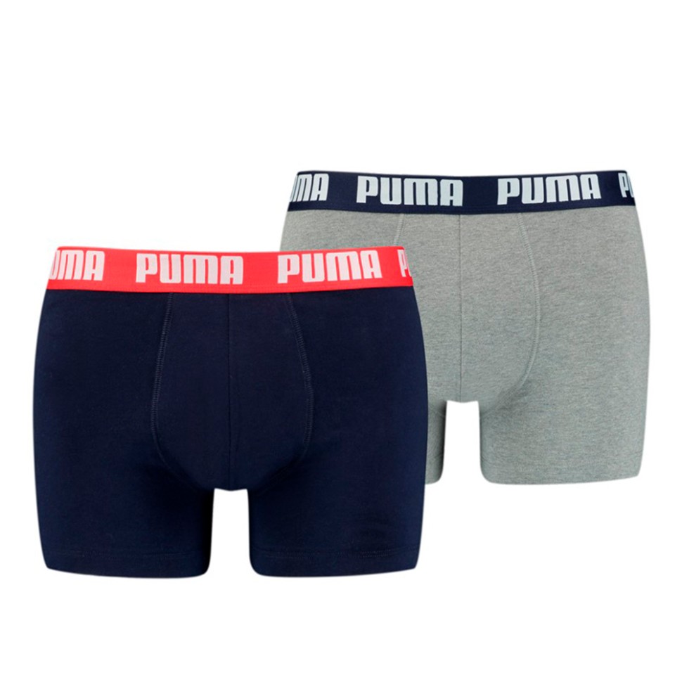 Труси чоловічі Puma Puma Basic Boxer 2P мультиколір 90682335 — фото 1