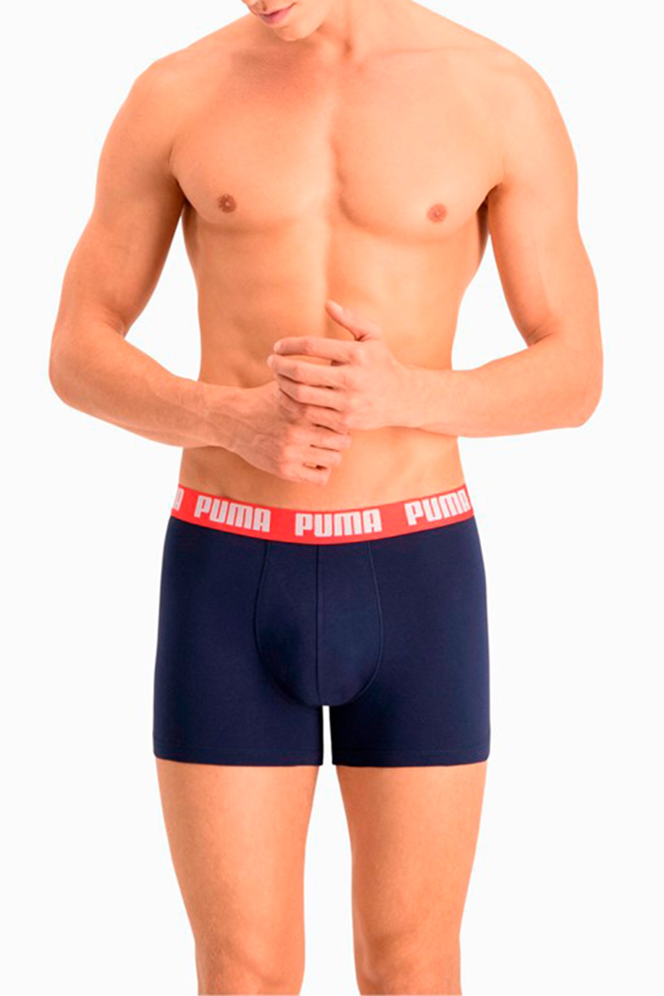 Труси чоловічі Puma Puma Basic Boxer 2P мультиколір 90682335 изображение 4