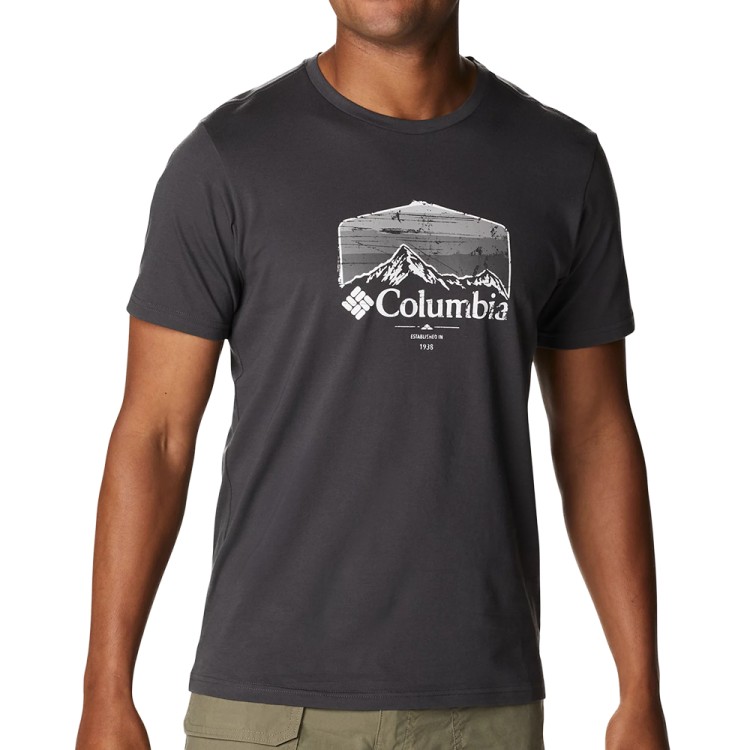Футболка мужская Columbia Pathake™ Graphic Tee II черная 1934811-013 изображение 1