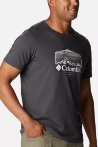 Футболка мужская Columbia Pathake™ Graphic Tee II черная 1934811-013 изображение 2
