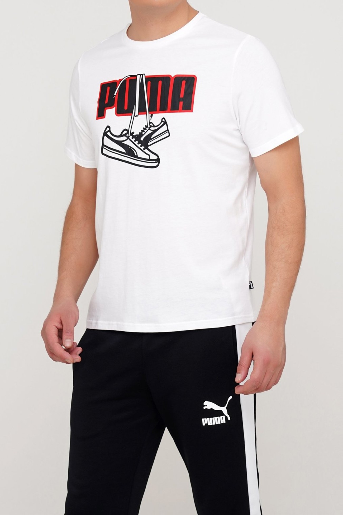 Футболка мужская Puma Sneaker Inspired Tee белая 58776702 изображение 2