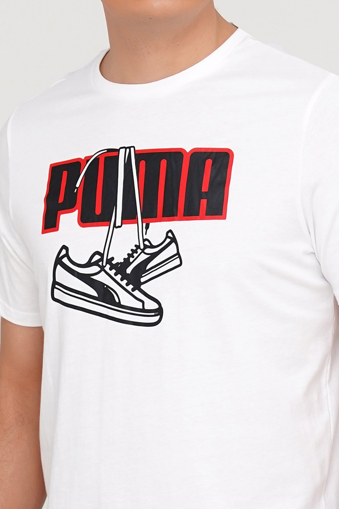 Футболка мужская Puma Sneaker Inspired Tee белая 58776702 изображение 5