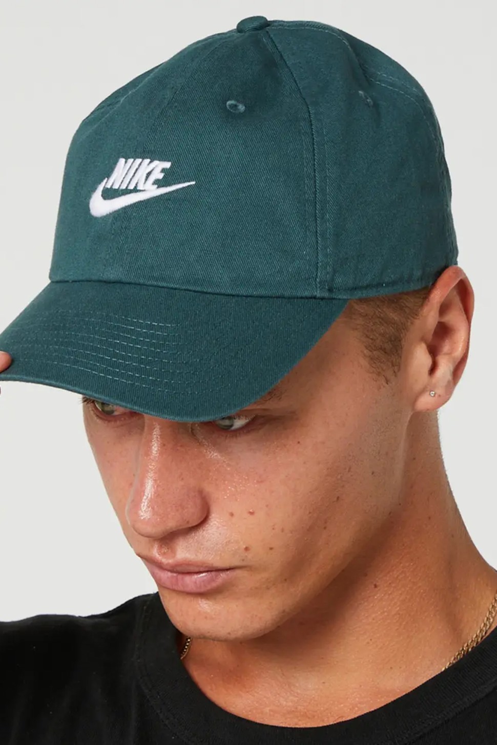Бейсболка Nike U NSW H86 CAP FUTURA WASHED зелена 913011-309 — фото 4