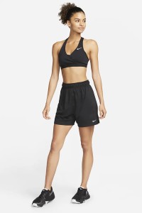 Шорти жіночі Nike W NK ATTACK DF MR 5IN SHORT чорні DX6024-010 изображение 2