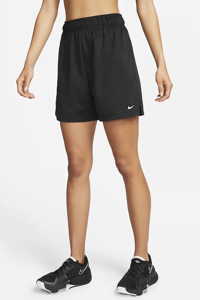Шорти жіночі Nike W NK ATTACK DF MR 5IN SHORT чорні DX6024-010 изображение 3