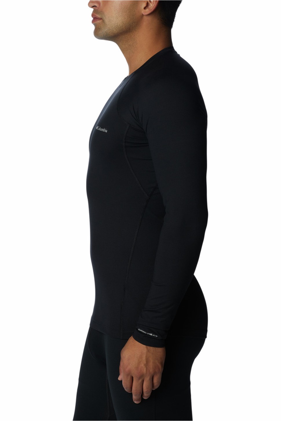 Термобілизна чоловіча Columbia Heavyweight Stretch Long Sleeve Top чорна 1638561-011 — фото 2