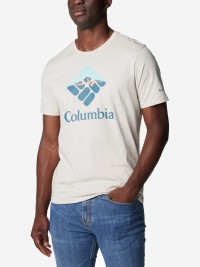 Футболка мужская Columbia Rapid Ridge™ Graphic Tee бежевая 1888811-279 изображение 2