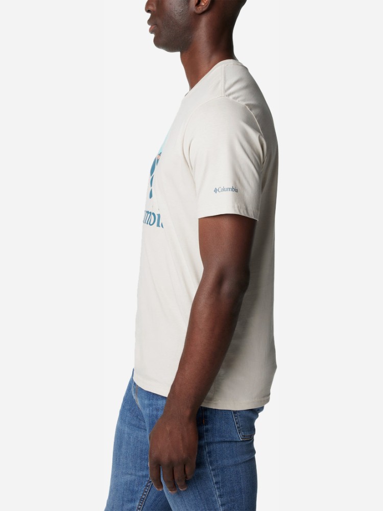 Футболка мужская Columbia Rapid Ridge™ Graphic Tee бежевая 1888811-279 изображение 3