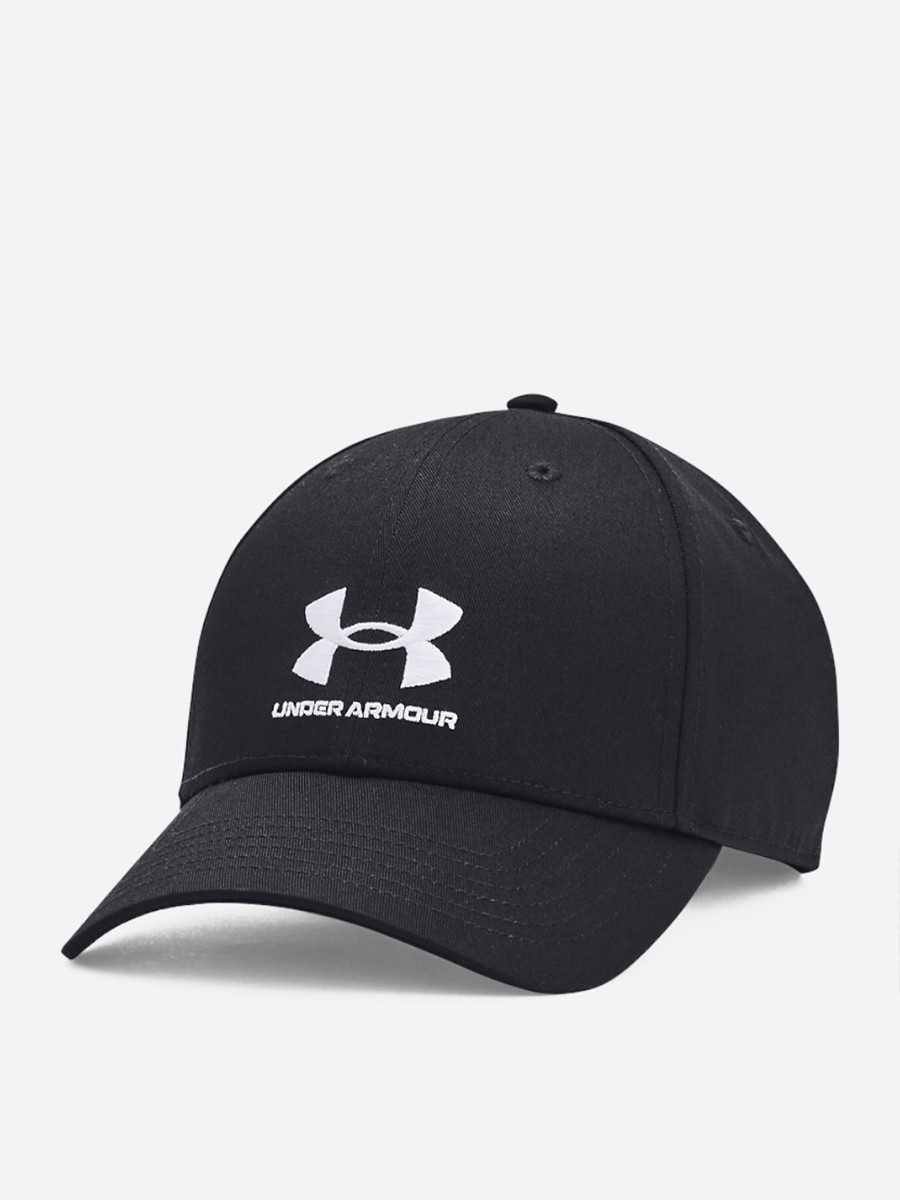 Бейсболка  Under Armour Mens Branded Lockup Adj чорна 1381645-001 — фото 2