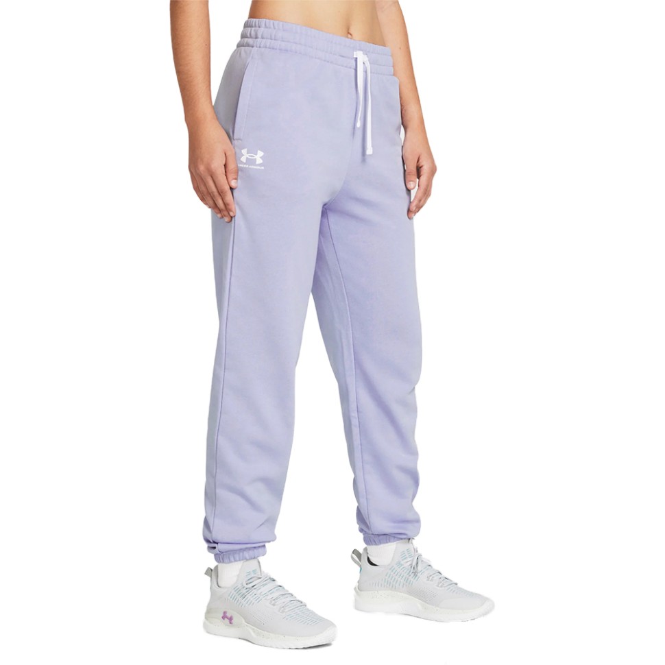 Штани жіночі Under Armour UA Rival Terry Jogger блакитні 1382735-539 — фото 1