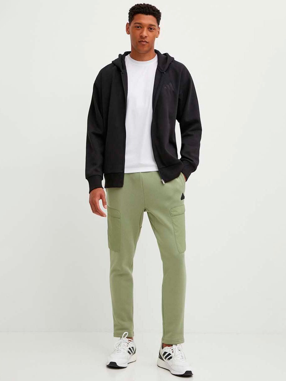 Толстовка чоловіча Adidas M A SZN FL FZ чорна IX1249 — фото 4