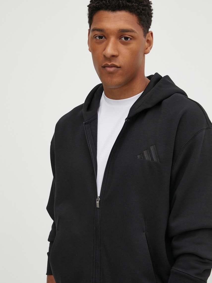 Толстовка чоловіча Adidas M A SZN FL FZ чорна IX1249 — фото 5