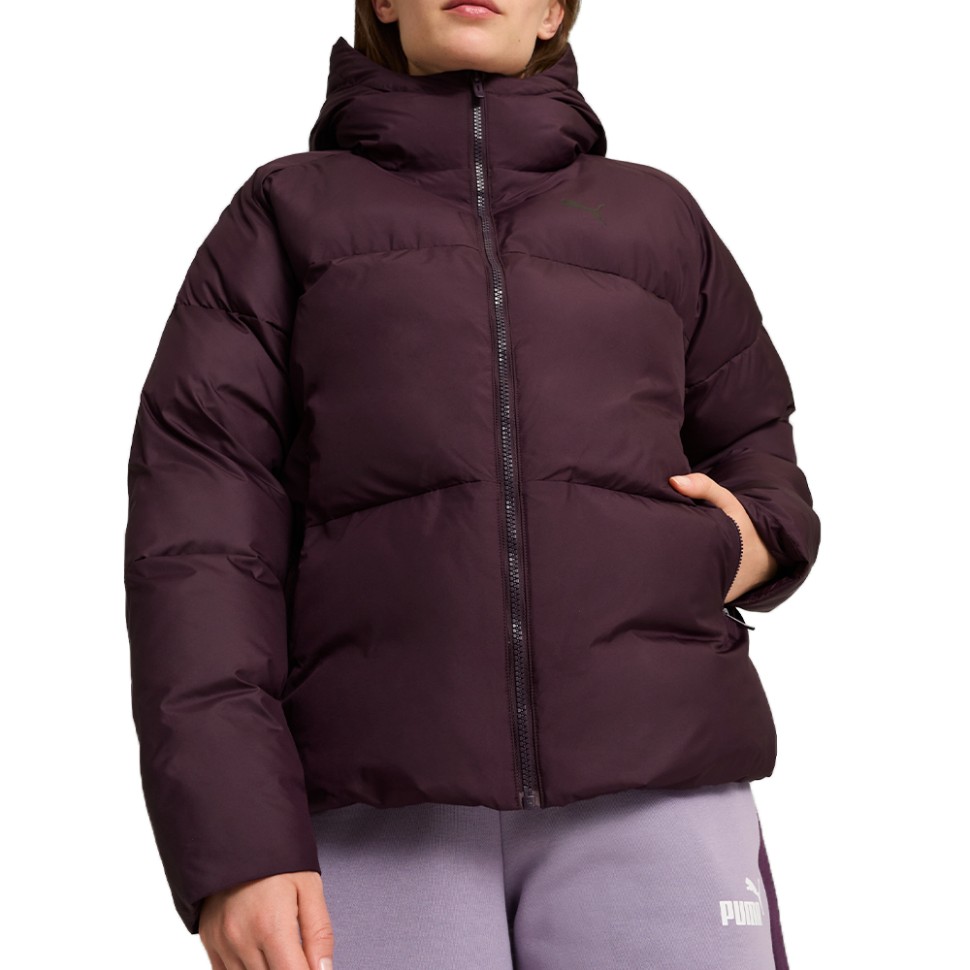 Куртка жіноча Puma Poly Puffer Jacket фіолетова 62648944 — фото 1