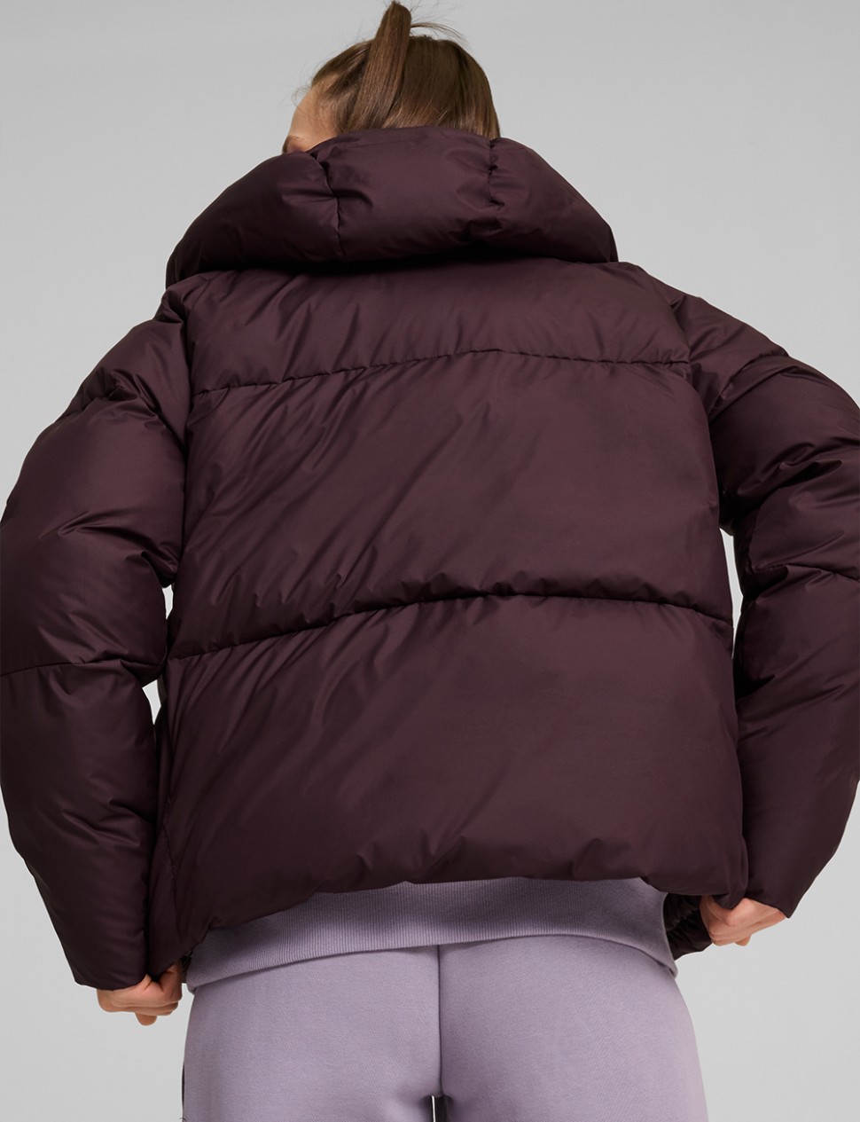 Куртка жіноча Puma Poly Puffer Jacket фіолетова 62648944 — фото 3